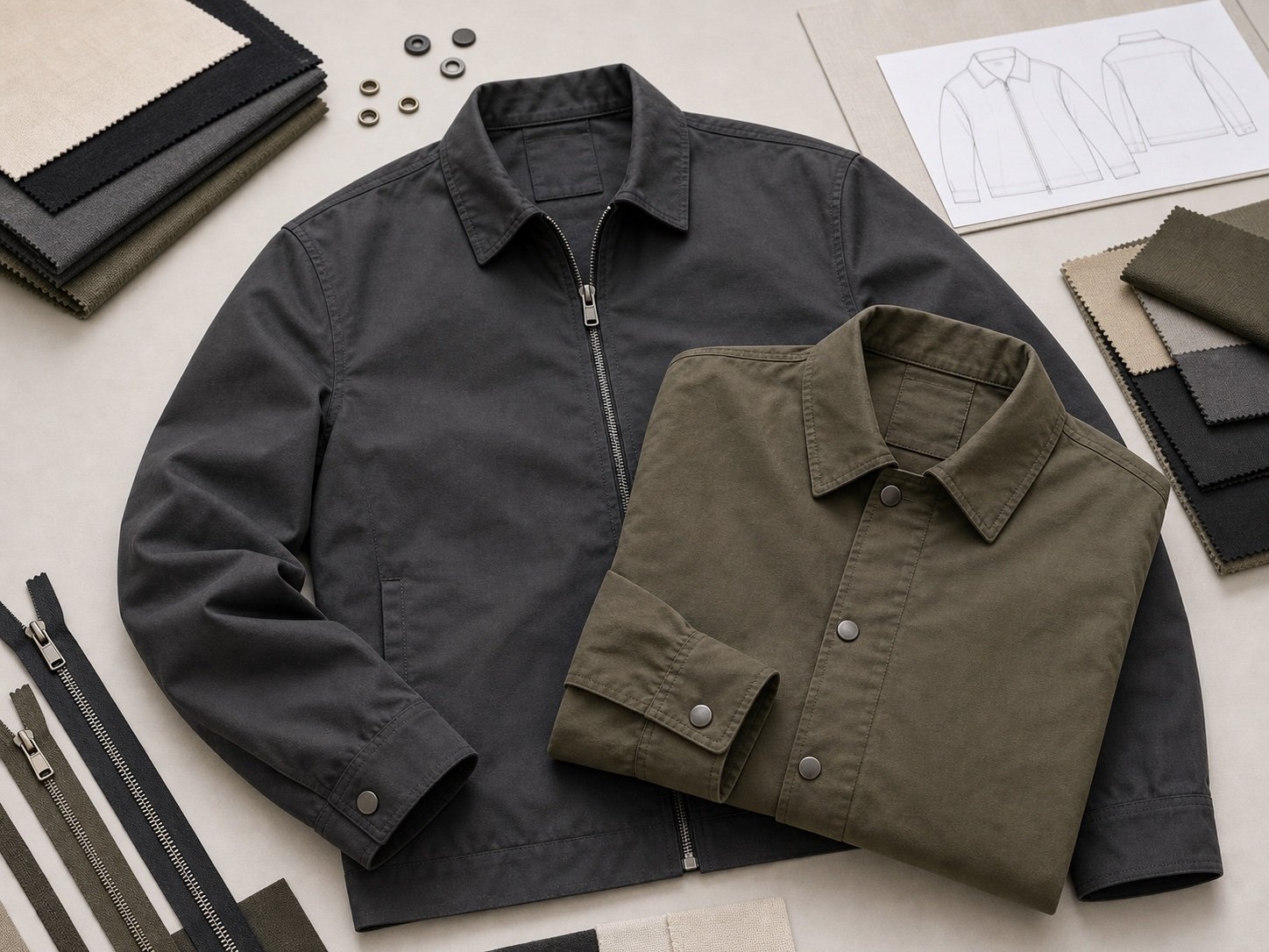 Light Jackets custom apparel option